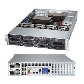 Supermicro SuperServer 6027AX-72RF-HFT2 Intel® C602 LGA 2011 (Socket R) Armadio (2U) Nero (SYS-6027AX-72RF-HFT2)