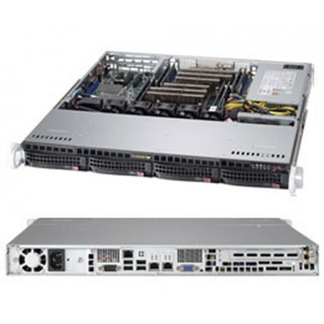 Supermicro 6017R-MTLF Intel® C602J LGA 2011 (Socket R) Rack (1U) Nero (SYS-6017R-MTLF)