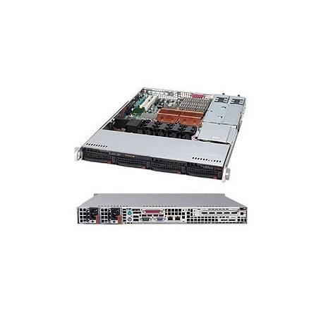 Supermicro CSE-815TQ-R654CB computer case Supporto Nero 650 W (CSE-815TQ-R654CB)