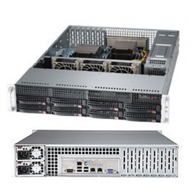 Supermicro Superserver 6027R-73DARF Intel® C602J LGA 2011 (Socket R) Armadio (2U) Nero (SYS-6027R-73DARF)