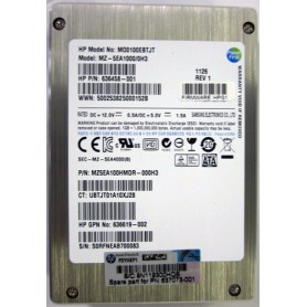 Hewlett Packard Enterprise 637073-001 drives allo stato solido 2.5" 100 GB SATA (637073-001)