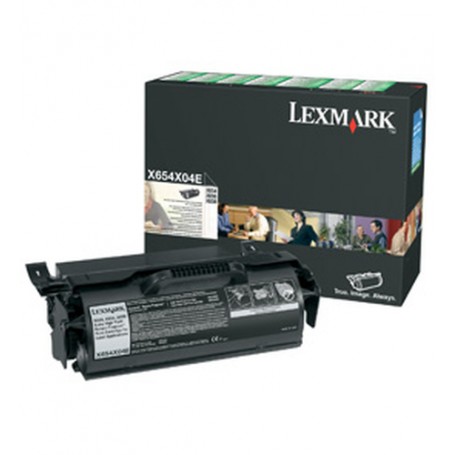 Lexmark X654X04E cartuccia toner 1 pz Originale Nero (0X654X04E)