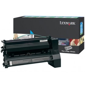 Lexmark C780, C782 Cyan High Yield Return Program Print Cartridge cartuccia toner Originale Ciano (0C780H1CG)