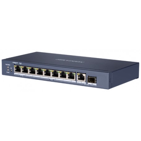 Hikvision Digital Technology DS-3E0510HP-E switch di rete Non gestito Gigabit Ethernet (10/100/1000) Supporto Po (DS-3E0510HP-E)