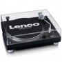 Lenco L-3809 Giradischi a trasmissione diretta Nero, Argento (L-3809BK)