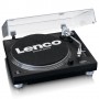 Lenco L-3809 Giradischi a trasmissione diretta Nero, Argento (L-3809BK)
