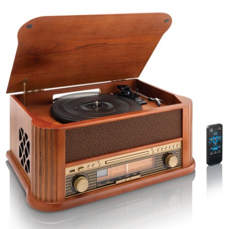 Lenco TCD-2500 piatto audio Giradischi con trasmissione a cinghia Legno (TCD-2500)