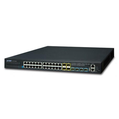 PLANET XGS3-24042 switch di rete Gestito L3 Gigabit Ethernet (10/100/1000) 1U Nero (XGS3-24042)