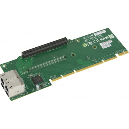 Supermicro AOC-2UR66-I4G scheda di rete e adattatore Interno Ethernet 1000 Mbit/s (AOC-2UR66-I4G)