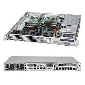 Supermicro SuperServer 6018R-MDR Intel® C612 LGA 2011-v3 Rack (1U) Argento (SYS-6018R-MDR)
