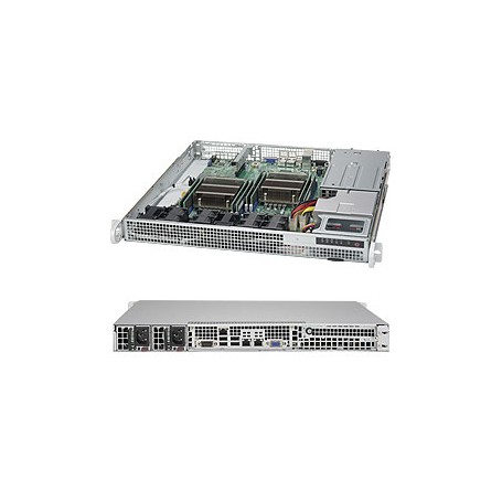 Supermicro SuperServer 6018R-MDR Intel® C612 LGA 2011-v3 Rack (1U) Argento (SYS-6018R-MDR)