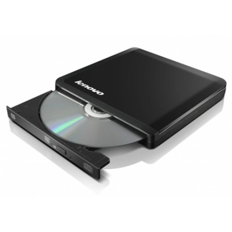 Lenovo Slim USB Portable DVD Burner lettore di disco ottico DVD±RW Nero (03X6120)