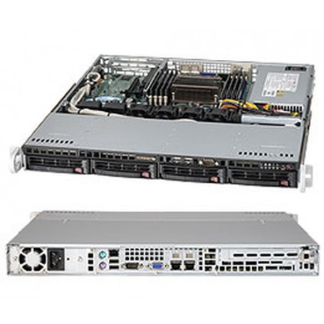 Supermicro SuperServer 5017R-MTF Intel® C602 LGA 2011 (Socket R) Rack (1U) Nero (SYS-5017R-MTF)