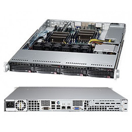 Supermicro SuperServer 6017R-TDAF Intel® C602 LGA 2011 (Socket R) Rack (1U) Nero (SYS-6017R-TDAF)