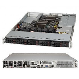 Supermicro SuperServer 1027R-N3RF Intel® C606 LGA 2011 (Socket R) Rack (1U) Nero (SYS-1027R-N3RF)