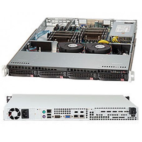 Supermicro SuperServer 6017R-TDF Intel® C602 LGA 2011 (Socket R) Rack (1U) Nero (SYS-6017R-TDF)