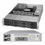 Supermicro SuperServer 6027R-E1R12N Intel® C602 LGA 2011 (Socket R) Armadio (2U) Nero (SSG-6027R-E1R12N)