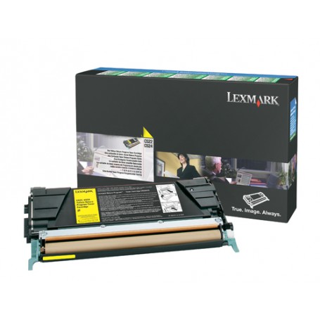 Lexmark C524H3YG cartuccia toner 1 pz Originale Giallo (C524H3YG)
