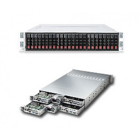 Supermicro SYS-2026TT-HIBXRF sistema barebone per server Intel® 5520 Socket B (LGA 1366) Armadio (2U) Nero (SYS-2026TT-HiBXRF)