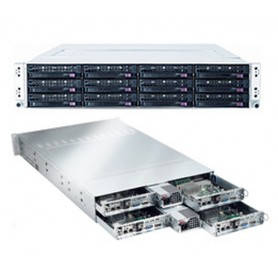 Supermicro SuperServer 6026TT-BIBXRF Intel® 5520 Socket B (LGA 1366) Armadio (2U) Nero (SYS-6026TT-BiBXRF)