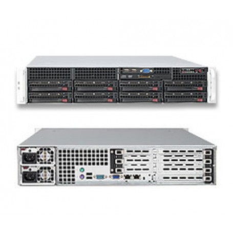 Supermicro SuperServer 6026T-URF Intel® 5520 Socket B (LGA 1366) Armadio (2U) Nero (SYS-6026T-URF)
