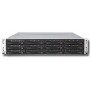 Supermicro 6026TT-HIBXRF Intel® 5520 Socket B (LGA 1366) Armadio (2U) Nero (SYS-6026TT-HiBXRF)