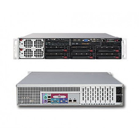 Supermicro SuperServer 8026B-TRF Intel® 7500 LGA 1567 (Socket LS) Armadio (2U) Nero (SYS-8026B-TRF)
