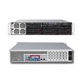 Supermicro SuperServer 8026B-6RF Intel® 7500 LGA 1567 (Socket LS) Armadio (2U) Nero (SYS-8026B-6RF)