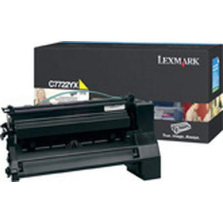 Lexmark C772 cartuccia toner 1 pz Originale Giallo (00C7722YX)