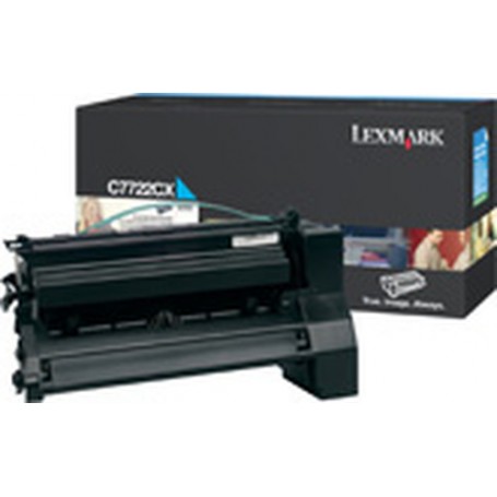 Lexmark C7722CX cartuccia toner 1 pz Originale Ciano (00C7722CX)