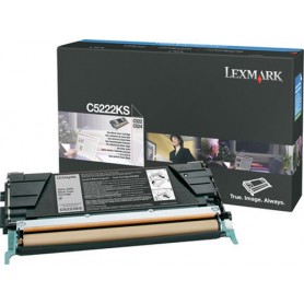 Lexmark Black Toner Cartridge for C52x cartuccia toner Originale Nero (00C5222KS)