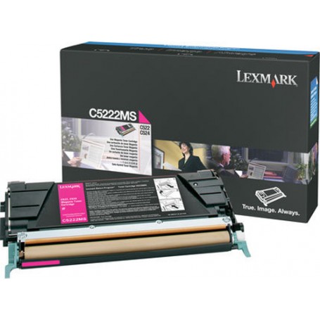 Lexmark Magenta Toner Cartridge for C52x cartuccia toner Originale (00C5222MS)