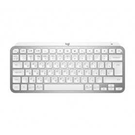 Logitech MX Keys Mini Minimalist Wireless Illuminated Keyboard tastiera RF senza fili + Bluetooth QWERTY Russo Grig (920-010502)