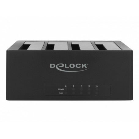 DeLOCK 63930 docking station per unità di archiviazione USB 3.2 Gen 1 (3.1 Gen 1) Type-B Nero (63930)
