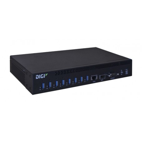 Digi AW08-G300 hub di interfaccia USB 3.2 Gen 1 (3.1 Gen 1) Type-A 10000 Mbit/s Nero (AW08-G300)