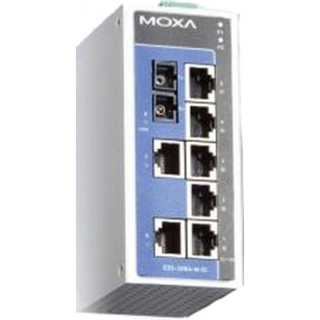 Moxa EDS-208A-M-SC-T switch di rete Non gestito (EDS-208A-M-SC-T)