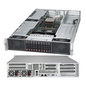 Supermicro Super Server 2029GP-TR Intel® C621 LGA 3647 (Socket P) Armadio (2U) Nero (SYS-2029GP-TR)