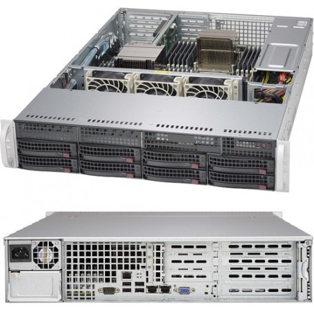 Supermicro SuperChassis 825TQC-600WB Supporto Nero 600 W (CSE-825TQC-600WB)