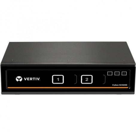 Vertiv Avocent SC920D-202 switch per keyboard-video-mouse (kvm) Montaggio rack Nero (SC920D-202)