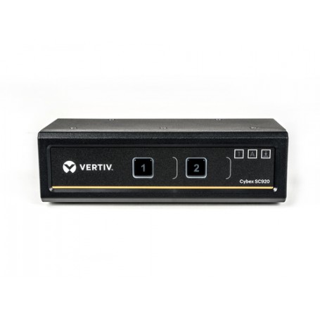 Vertiv Avocent SC920-202 switch per keyboard-video-mouse (kvm) Montaggio rack Nero (SC920-202)