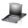 Aten CL5708N switch per keyboard-video-mouse (kvm) Montaggio rack Nero (CL5708N-ATA-2XK06A1G)
