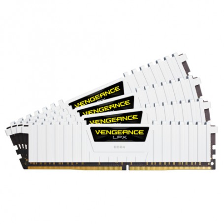 Corsair Vengeance LPX CMK32GX4M4B3200C16W memoria 32 GB 4 x 8 GB DDR4 3200 MHz (CMK32GX4M4B3200C16W)