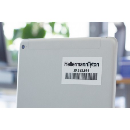 Hellermann Tyton 594-11012 etichetta per stampante Bianco Etichetta per stampante autoadesiva (594-11012)