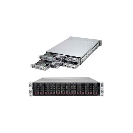 Supermicro SuperServer 2028TR-H72R Intel® C612 LGA 2011 (Socket R) Armadio (2U) Nero (SYS-2028TR-H72R)