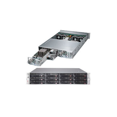 Supermicro 6028TP-DNCFR Intel® C612 LGA 2011 (Socket R) Armadio (2U) Nero (SYS-6028TP-DNCFR)