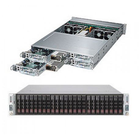 Supermicro SuperServer 2028TP-HC0R LGA 2011-v3 Armadio (2U) Nero (SYS-2028TP-HC0R)