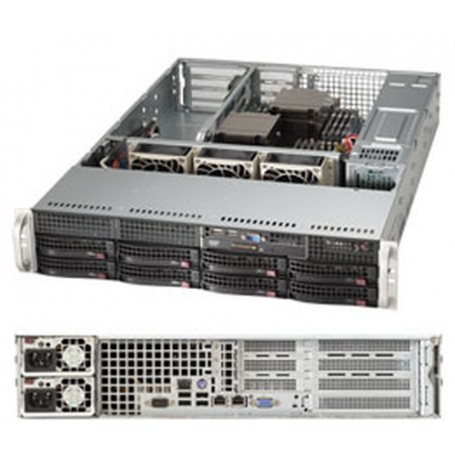 Supermicro SuperServer 6028R-WTRT Intel® C612 LGA 2011 (Socket R) Armadio (2U) Nero (SYS-6028R-WTRT)