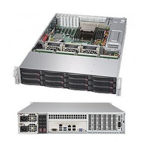 Supermicro SuperServer 5028R-E1CR12L Intel® C612 LGA 2011 (Socket R) Armadio (2U) Nero (SSG-5028R-E1CR12L)
