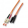 Alcasa 2m E2000-SC cavo a fibre ottiche E-2000 OS2 Arancione (LW-702ES)