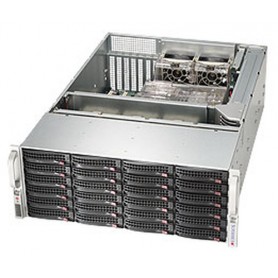Supermicro CSE-846BE16-R1K28B computer case Supporto Nero 1280 W (CSE-846BE16-R1K28B)